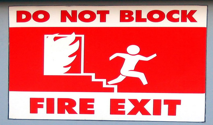 বহির্গমন পথ ও বহির্গমন সাইন